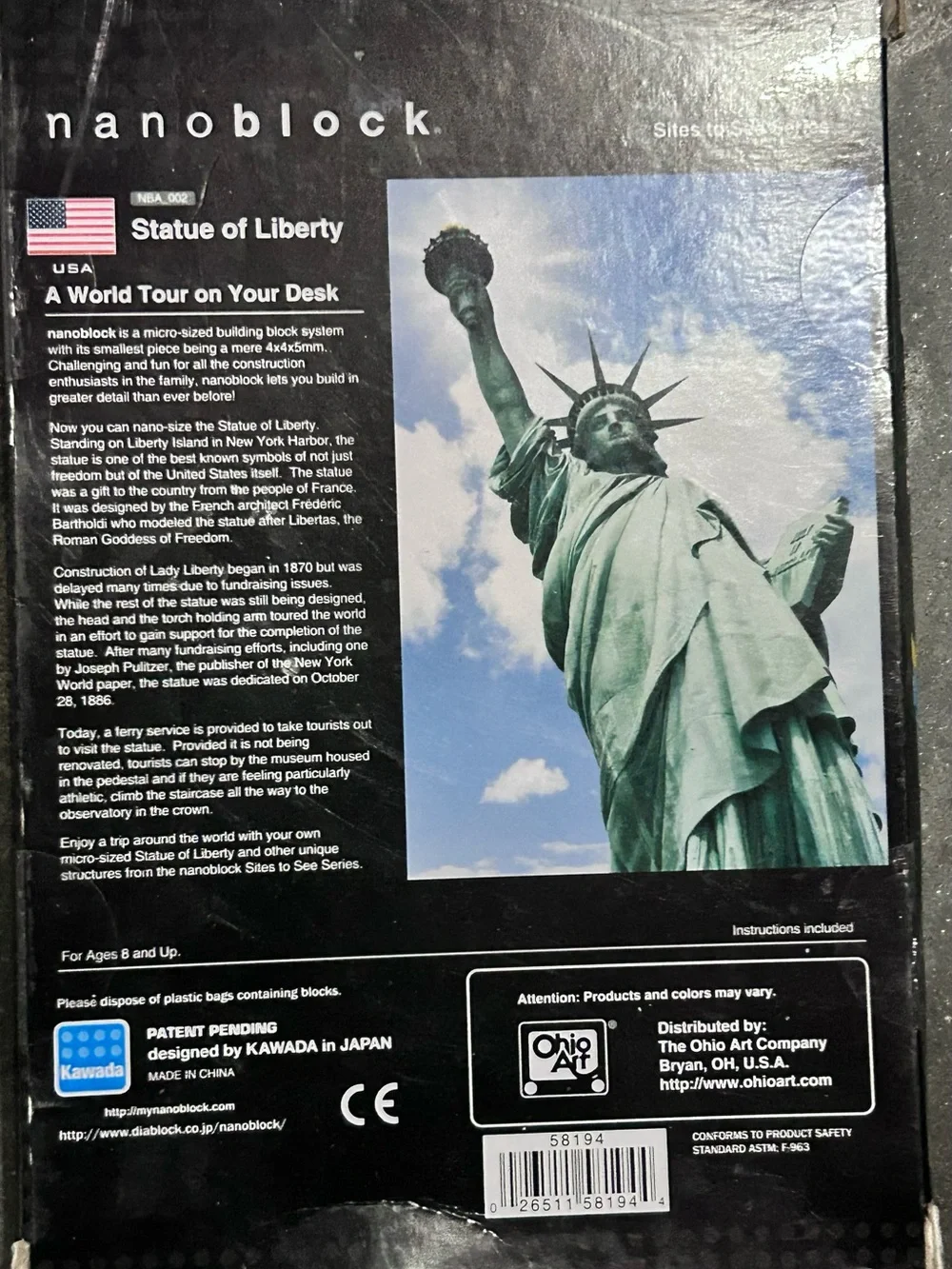 Statue of Liberty Building Set - Blue